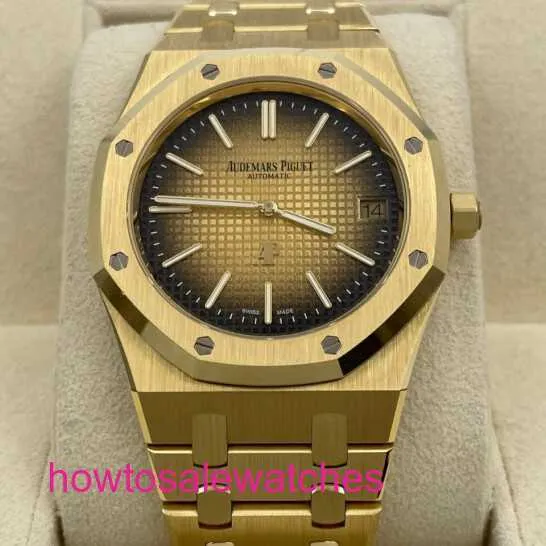 Luxus AP Armwache Watch Royal Oak Series Herren Uhr 16202ba.OO.1240ba.02 Luxus Swiss Gold Watch