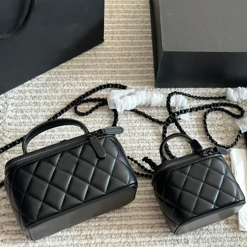 Bolso Acolchado Bolso Cadena Mango Bolsa De Maquillaje De Cuero