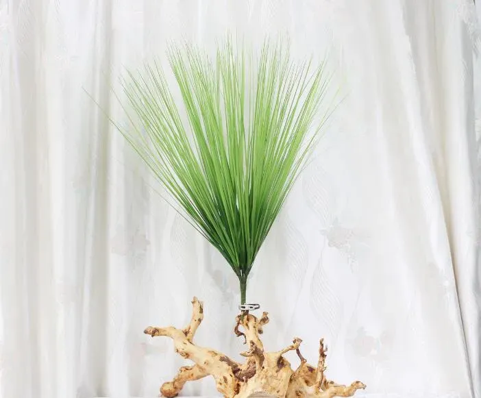 60cm Artificial flower simulation grass leaf onion grass silk flower decoration flower arranging lawn engineering simulation plants AP006