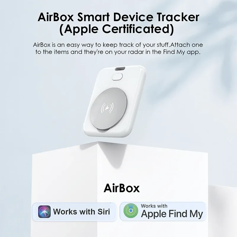 Alarm VyvyLabs Mini Smart Anti Lost Tracker Bluetooth GPS Tracker dla kluczowego wyszukiwarki Portfel alarmowy