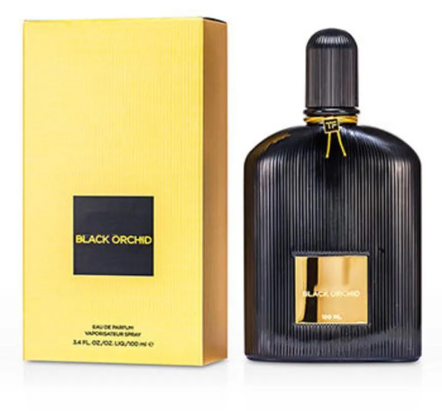 100 ml svart orkidé god lukt parfym spray eau de parfum för män parfym långvarig toppkvalitet berömd parfym8230045