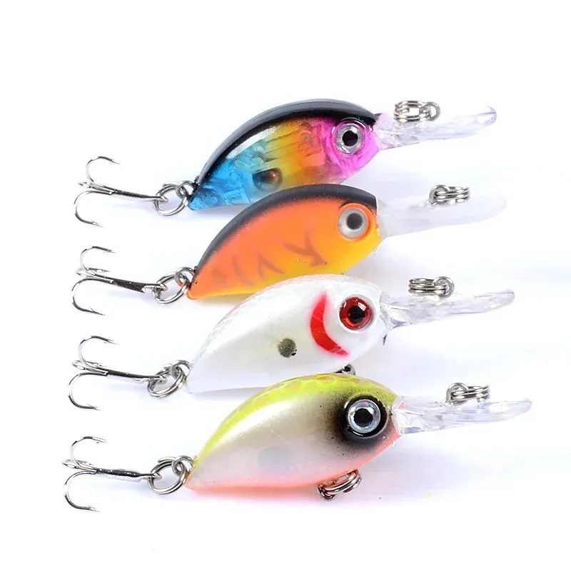 2024 Rock and Roll Crank Bait 5.2cm/3,8 g Bionic Bait Plastic Hard Baitfor Fishing: Bionic Plastic Hard Bait