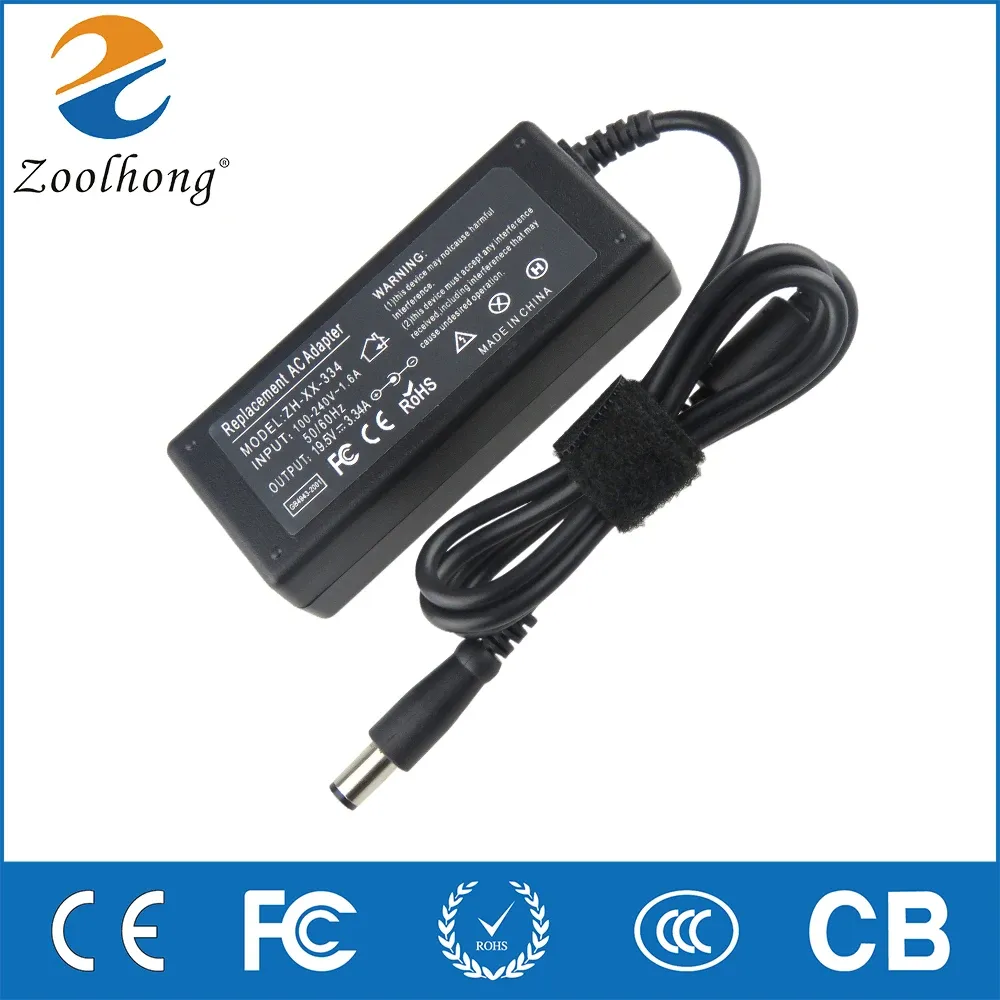 Chargers 19.5V 3.34A AC Power Supply Notebook Adapter Charger For Dell XPS 13 Latitude D505 D510 D520 D530 D830 D600 D610 D620 Notebook