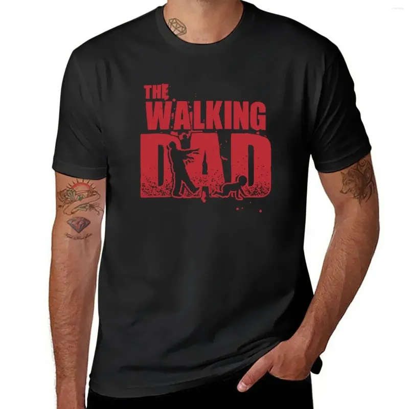 Camisetas para hombres The Walking Dad - Funny Father Shirt Camiseta Blusa en blanco Men Wachout