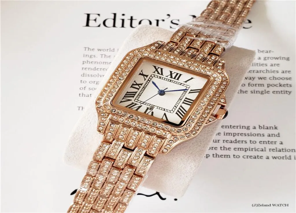 2020 New Diamond Watch Women Women Luxury Designer Watches Dress Ladies Dress Fale Fuckle Buckle Gold Gold Wristwatches Relógio para Girl6322229