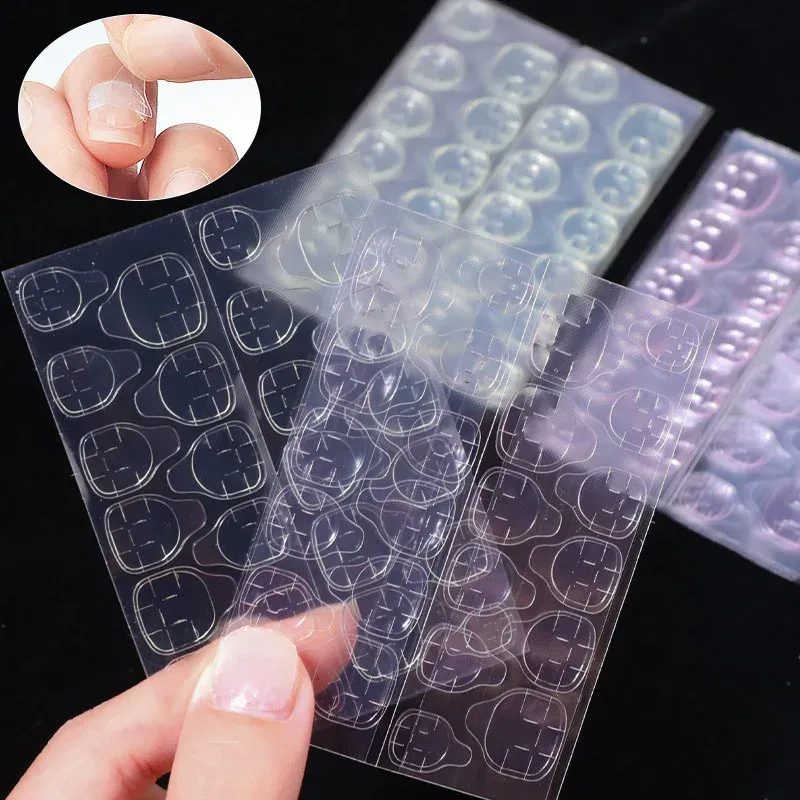Gereedschap DIY dubbelzijdige stickers jelly transparante nagellijm valse nagel herbruikbare lijm valse nagels accessoires en gereedschap