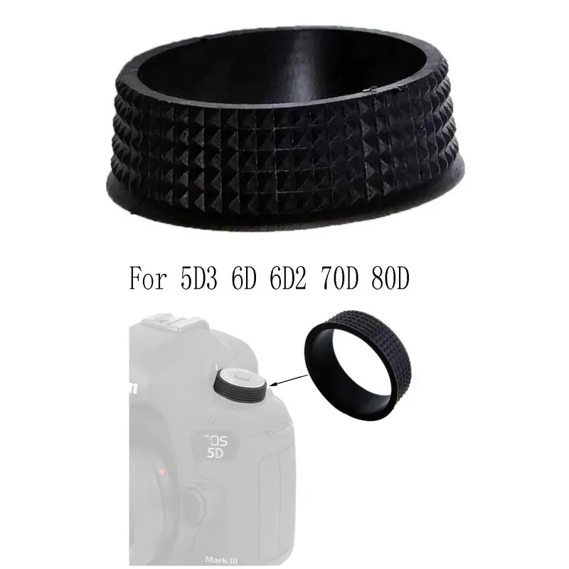 Parts Top Cover Mode Dial Button Around Circle Rount Rubber Camera Spare Part For Canon 5D3 5DIII 6D 6D2 70D 80D Rubber Cover