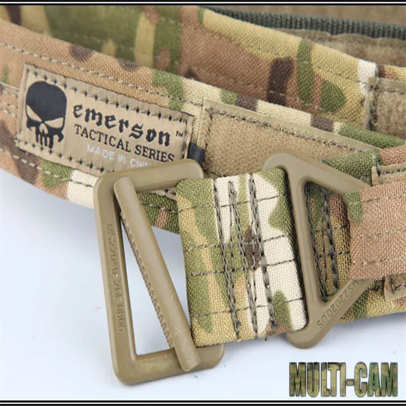 Sécurité émersongéar CQB Rappel Tactical Belt Men Airsoft Paintball Sports Military Army Belt Multicam EM5601