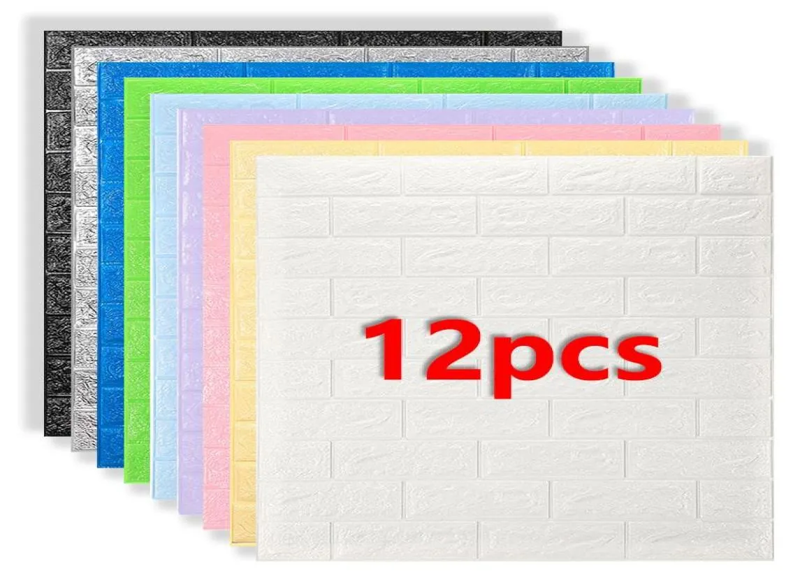 3D Wall Stickers Imitation Brick Bedroom Decor Panel Selfadhesive Wallpaper for Living Room Kitchen TV Backdrop Home Decoration4001838