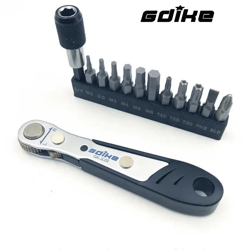 Narzędzia gdike gkjl02 Mountain Bike Torque Klucz Allen Key Klucze Klucze Ratchet Spanner Eieio Rowerowe Narzędzia do naprawy rowerów