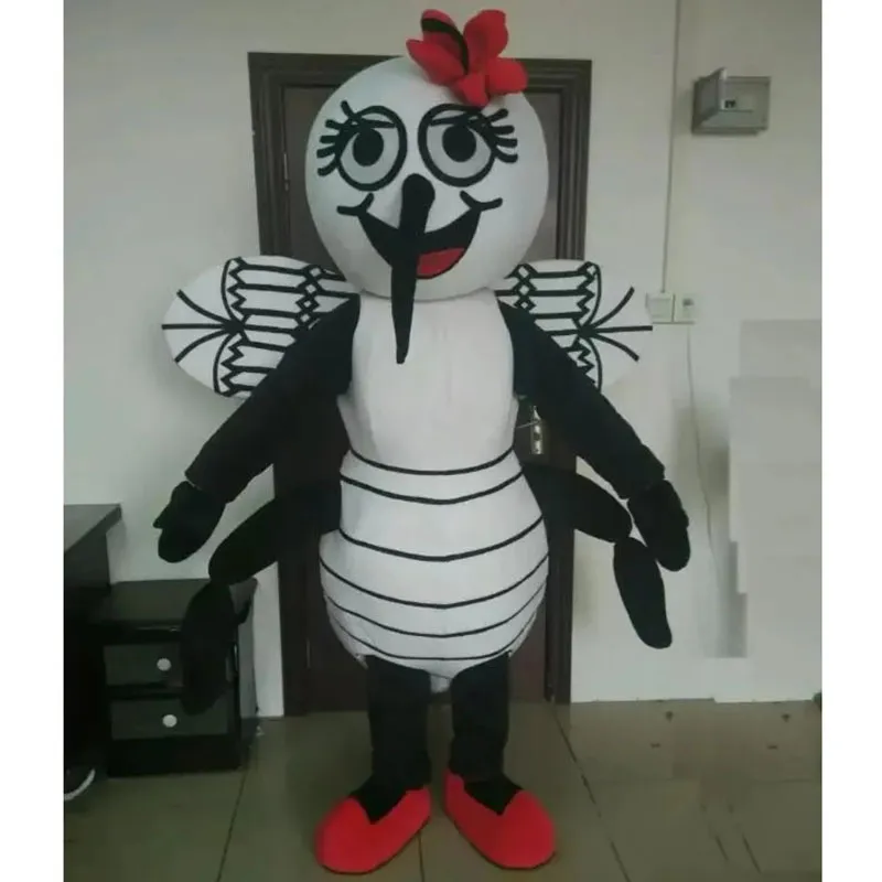 2024 Tamanho adulto Tamanho adulto Mosquito Doll mascote traje de desenho animado de caráter de caráter