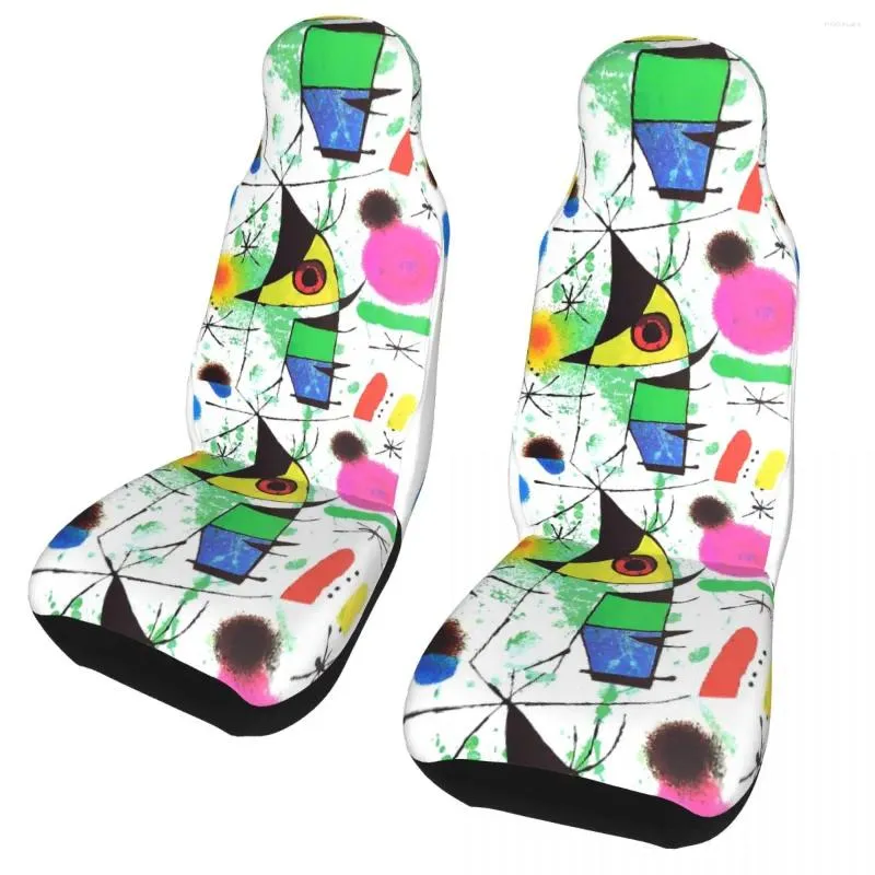 Car Seat Covers Joan Miro Universal Cover Auto Interior Suitable For All Kind Models Art Painting Artist Fabric Hunting