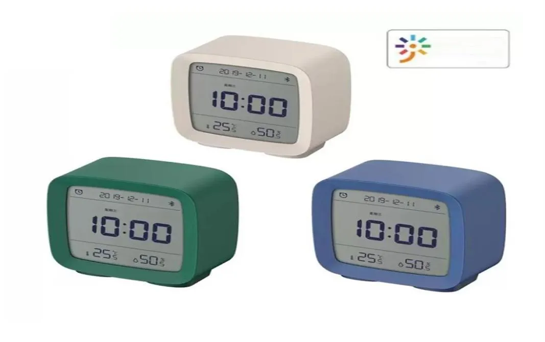 Xiaomi YouPin Cleargrass Bluetooth Alarm Clock Smart Control Temperatur Fuktighet Display LCD -skärm Justerbar Nightlight 3 i 1 1797978