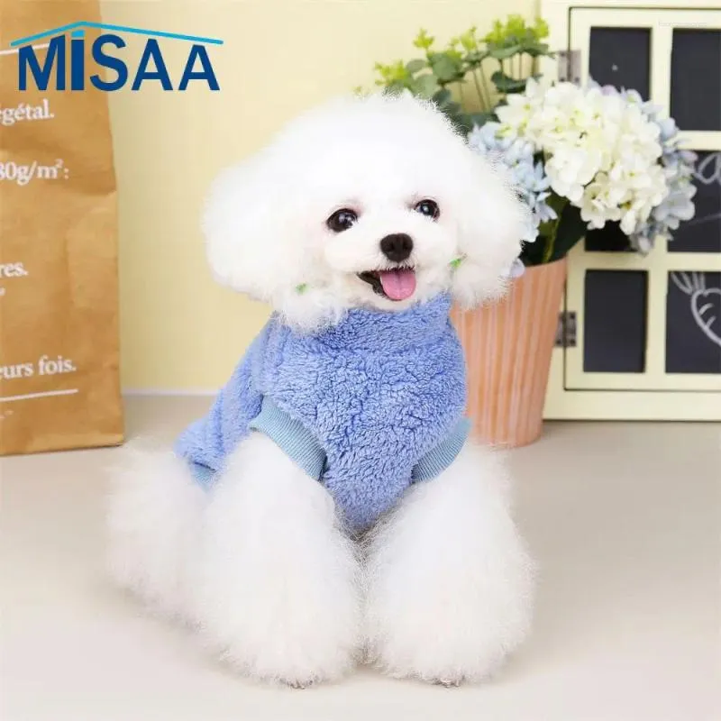 Hundkläder husdjurskläder stilfullt och praktiskt varm ull 3 färger modetrend polyester presentidéer kallt väderkläder