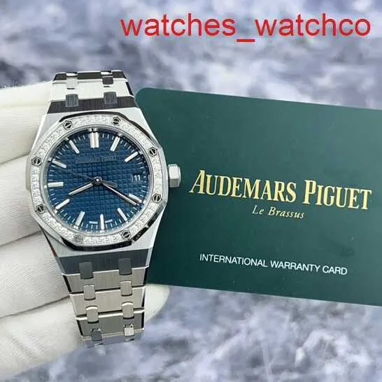 AP Royal Oak Series Watch Exquisite Blue Dial Steel Women s Automatic