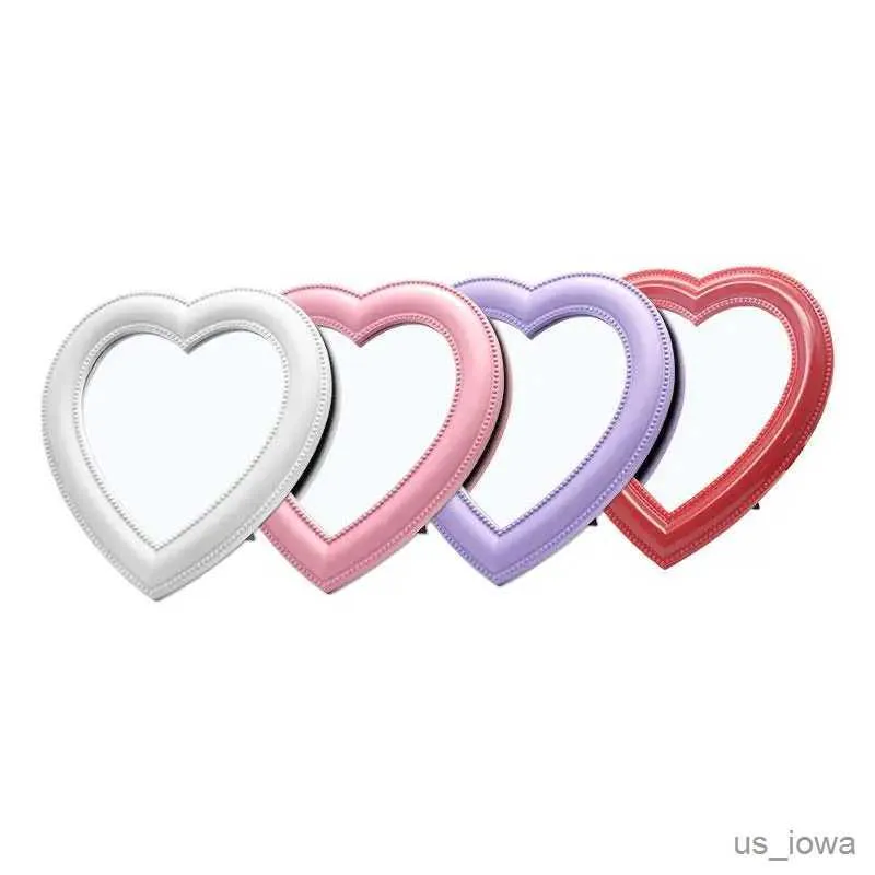 Specchi Web Celebrity Cosmetic Mirror Mirror Mirror Girl Heart Student Dormitory Mirror Portable Home Piccolo Specchio compatto