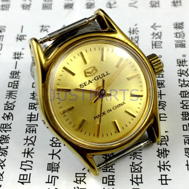 Watch Repair Kits Round Case Golden Nagel China Tianjin Seagull Handbuch Mechanische Damen