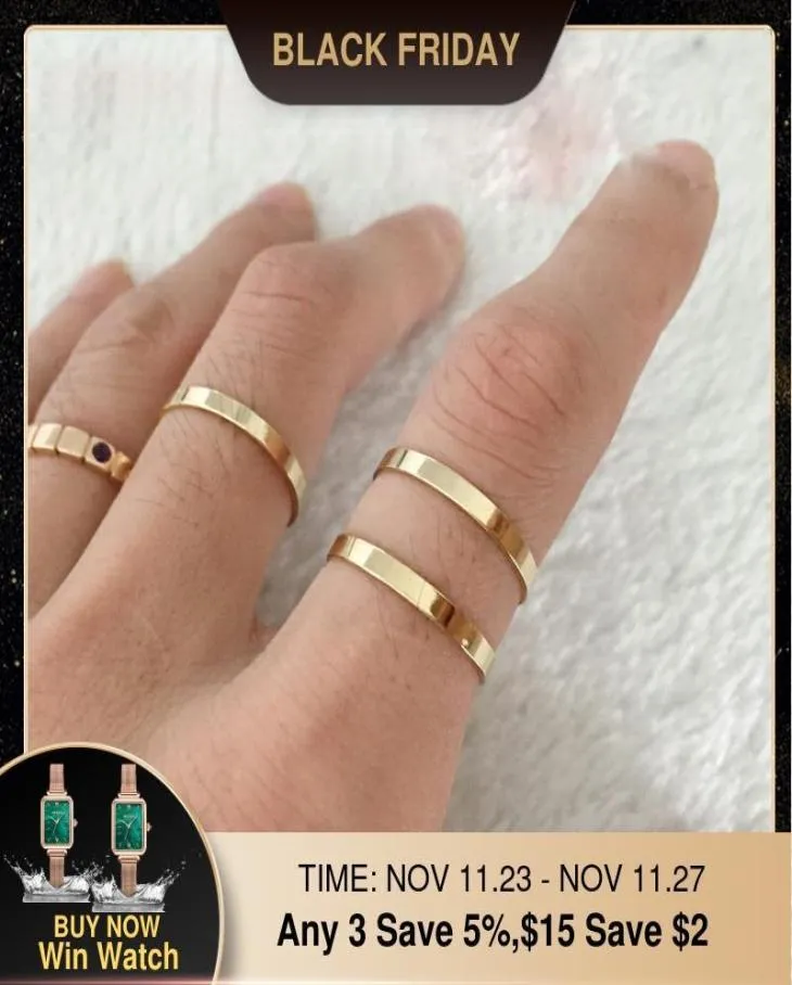 Gold gefüllte Knöchelringe Indischer Schmuck Anillos Mujer Boho Bague Femme Minimalismus Anelli Donna Aneis Ring für Frauen Y11249707891