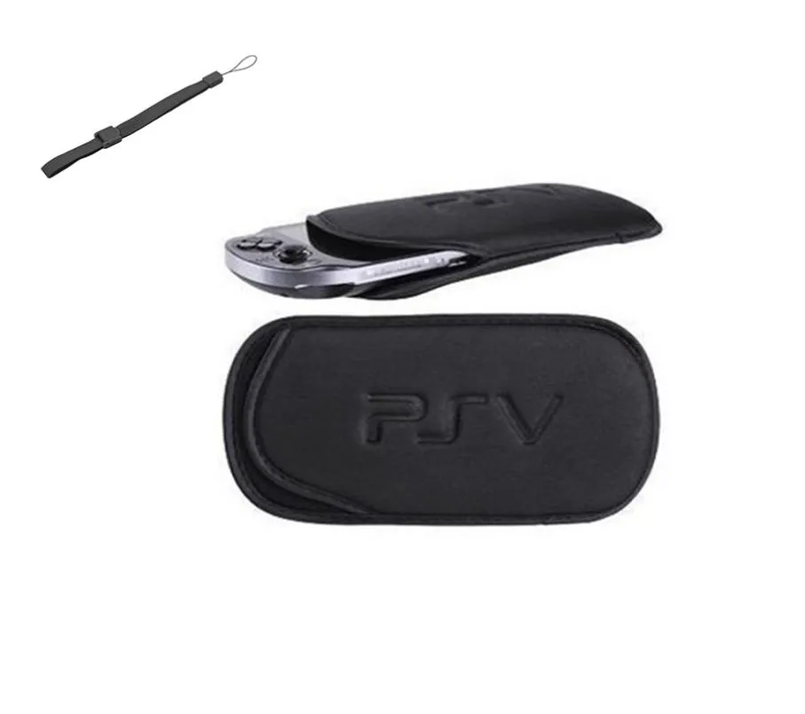 Czarna miękka torba z rękawem przenieś woreczek ochronna dla Sony PS Vita PSV 1000 2000 Akcesoria do gry ze striptizem 1505847