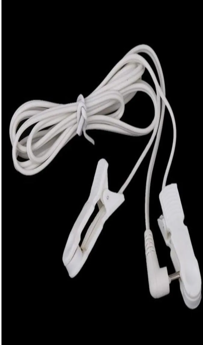 Electronic Medical Ear Clip Lead Wirecableline pour thérapie Tensems Machine de massage DC25mm 12m 2096356