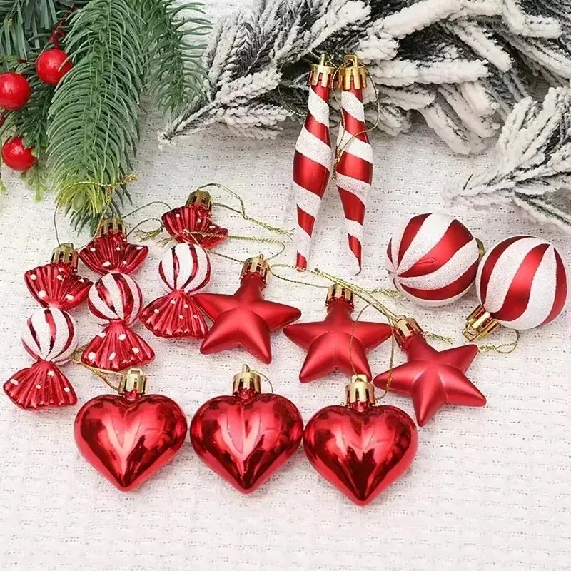 9 Pair Christmas Earrings Set - Holiday Themed Dangle Earrings With Trees, Bells, Snowflakes & More