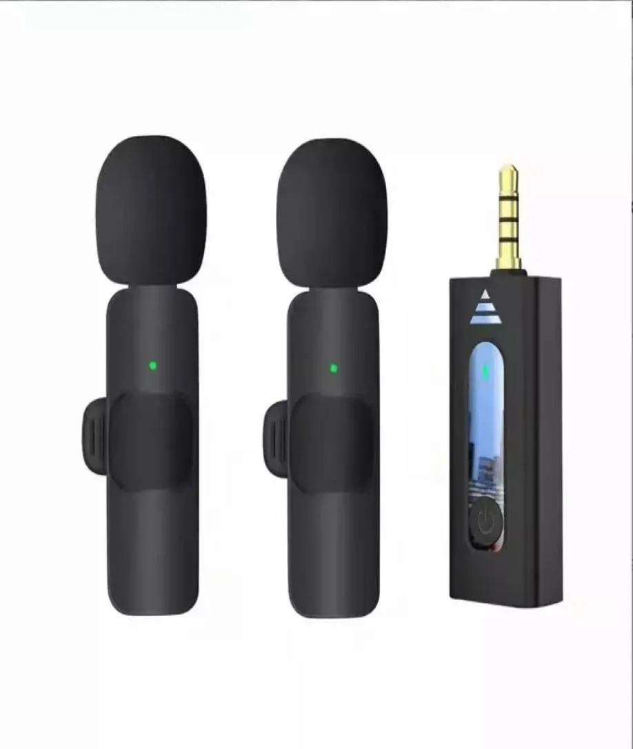 Wireless 35 mm Lavalier Microfones Omnidirectional Condenser K35 MIC dla głośnika aparatu Smartphone7554182