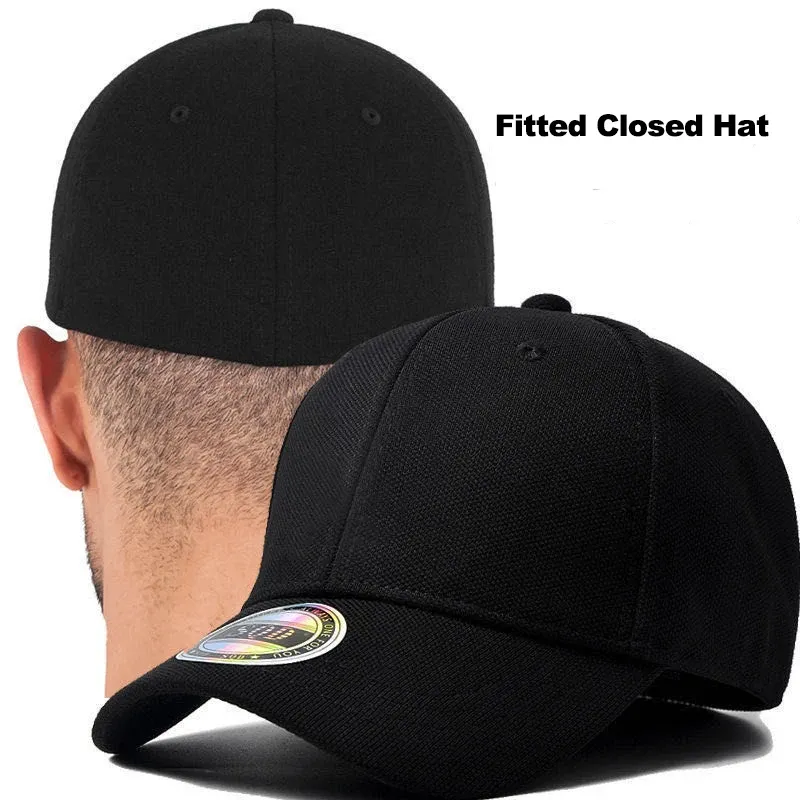 Softbal vol gesloten honkbalpet hoed buiten sport golfkappen voor dames mannen hiphop snapback vizier casquette gorras