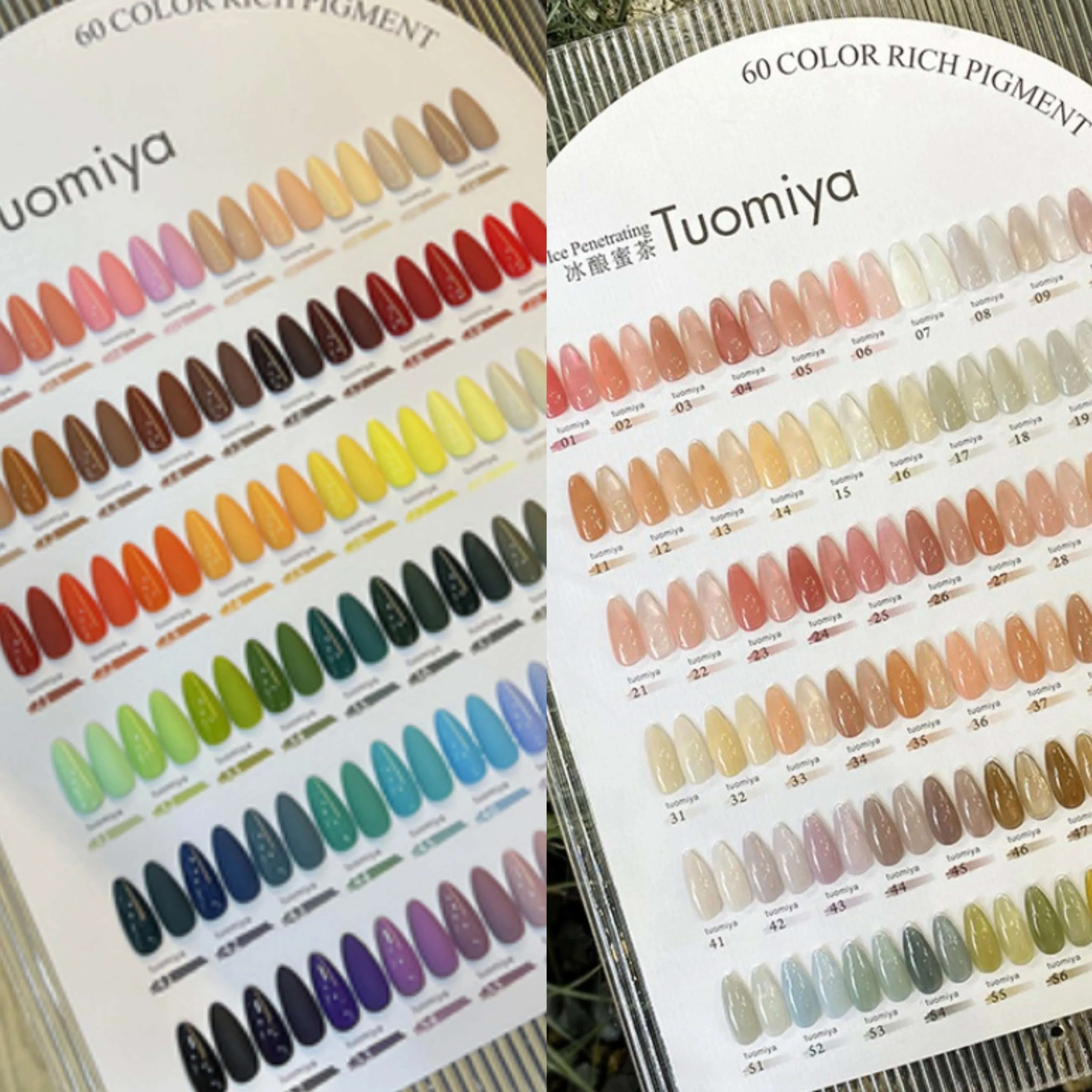 Kits 60 Color Gel Rigol à ongles Ensemble de glace pénétrante couleur semi-permanent Gel Vernis Primer UV LED IMMERSION POLUSION Nail Art Art Salon