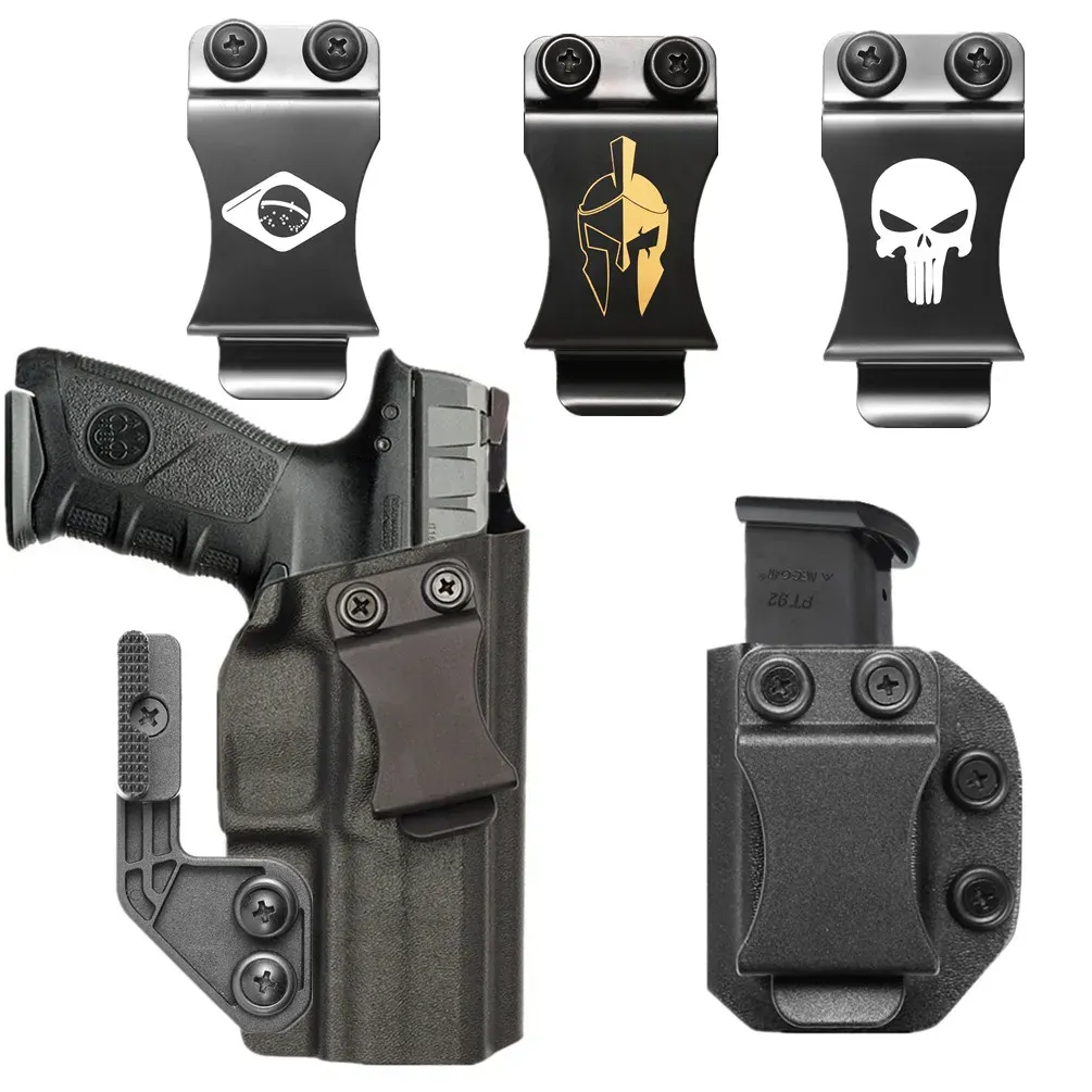 Holsters Cachement Kydex Étui interne pour Beretta APX compact 9 mm .40 IWB à l'intérieur de la ceinture dissimulée