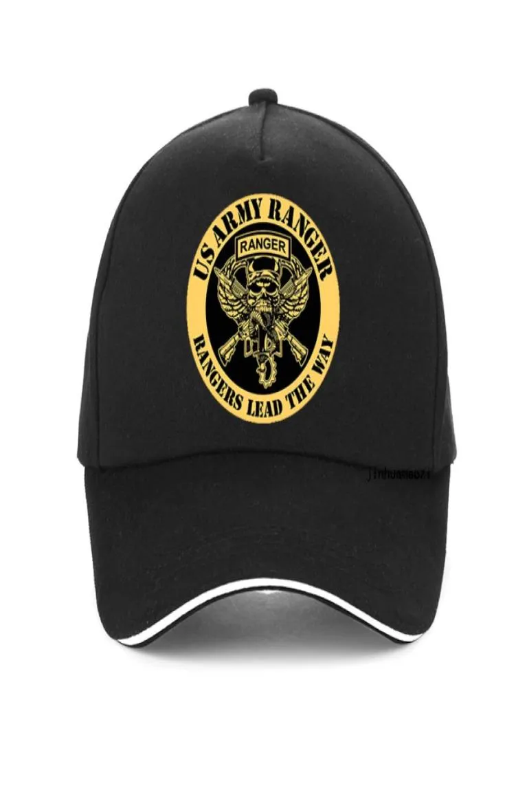 Модные крутые мужчины армия США Рейнджер Бейсбол -шапка мужчина на открытом воздухе Рейнджерс ведут, как Sunhat регулируемые повседневные шляпы Snapback Bone12468087232571