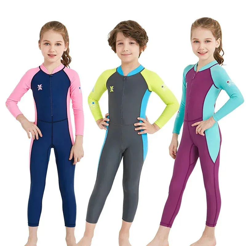 Snelle droge meisjes badkleding buitenkinderen wetsuit sport strand