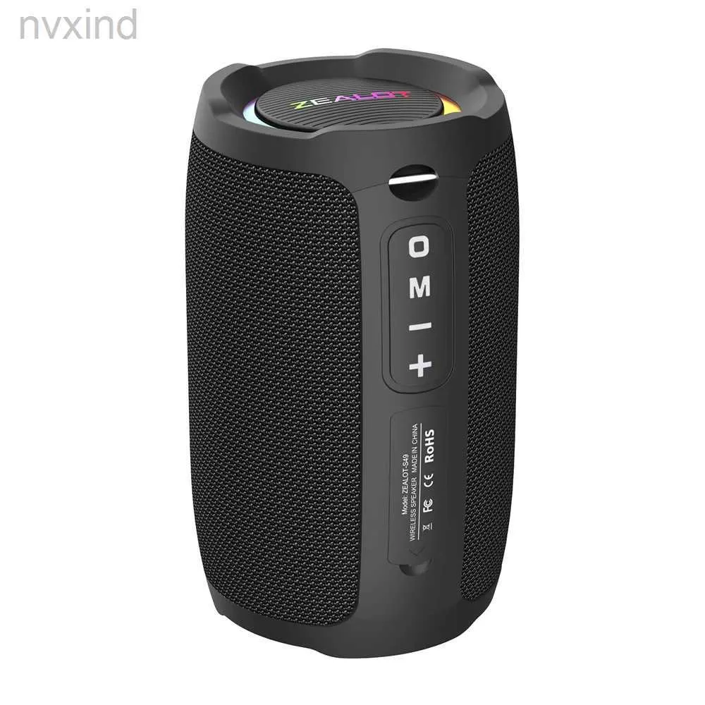 Przenośne głośniki Zealot S49 20W Przenośny głośnik Bluetooth Stereo Dźwięk IPX7 Wodoodporny bezprzewodowy Bluetooth 5.2 Doskonałe Bass Performace D240425