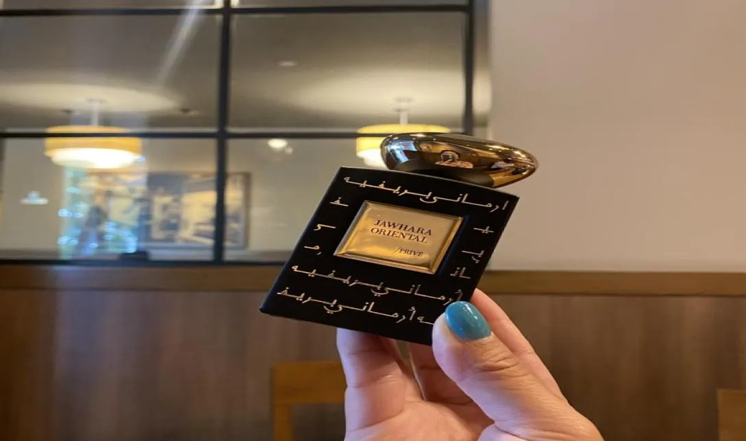 Designer -Marke Prive Jawhara Orientaler Parfüm Prive 100 ml GOODEN SCHWERN Langzeit und Körpernebel schnelles Schiff 8087215