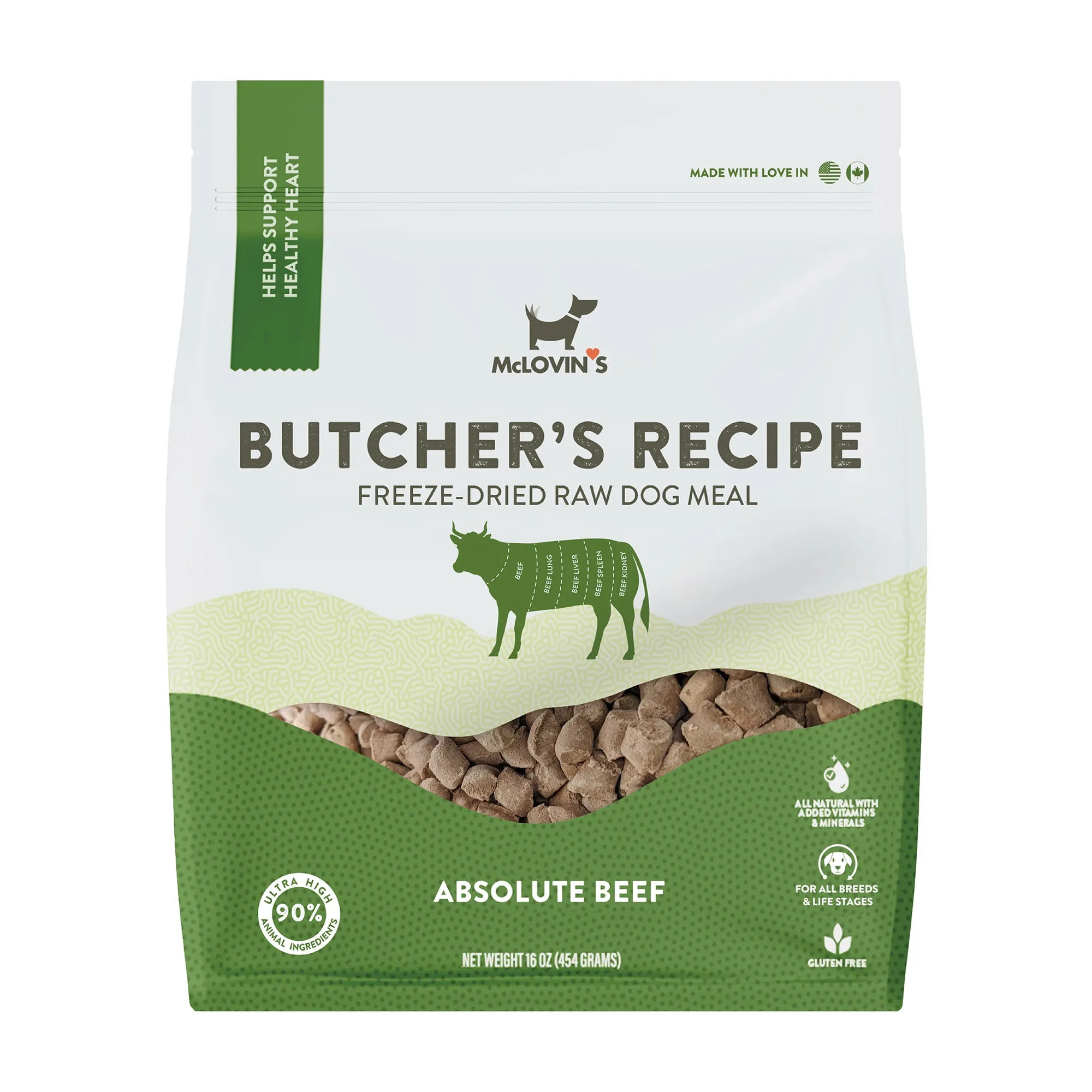 Beef, Turkey, Pork, Chicken Mix Raw PMR 80/10/10 Dog Food 30