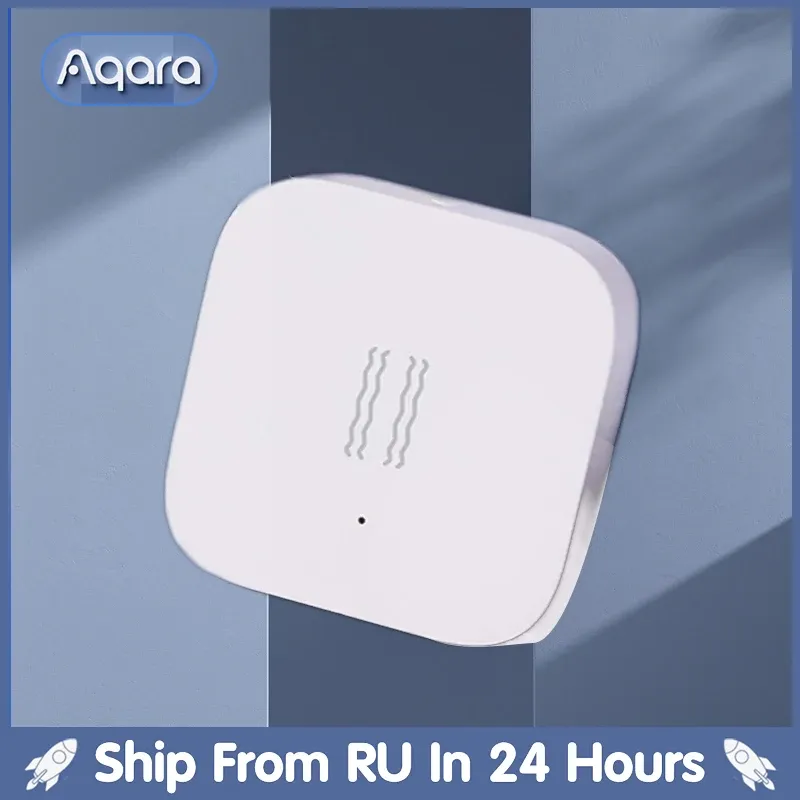 Controle aqara Vibration Shock Sensor Zigbee Detecção de movimento Monitor de alarme incorporado em giroscópio Sensor de movimento ZigBee para Xiaomi Homekit