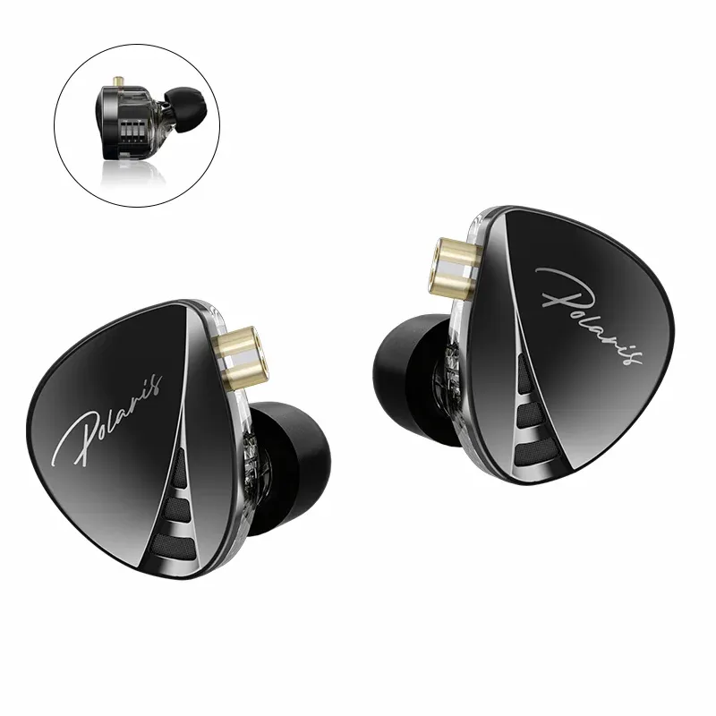 Écouteurs CCA Polaris Hifi écouts câblés Double cavité Dynamic Dynamic in Moneors Oreat Annulation du bruit Écouteurs CCA CADE