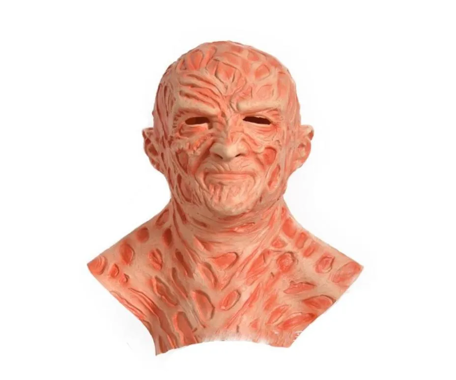 Freddy Krueger Lateks Maske Eldiven Kostümleri Yetişkin Partisi Kostümü Cuma 13. Killer Jason Korku Filmleri Korkunç Mask7348681