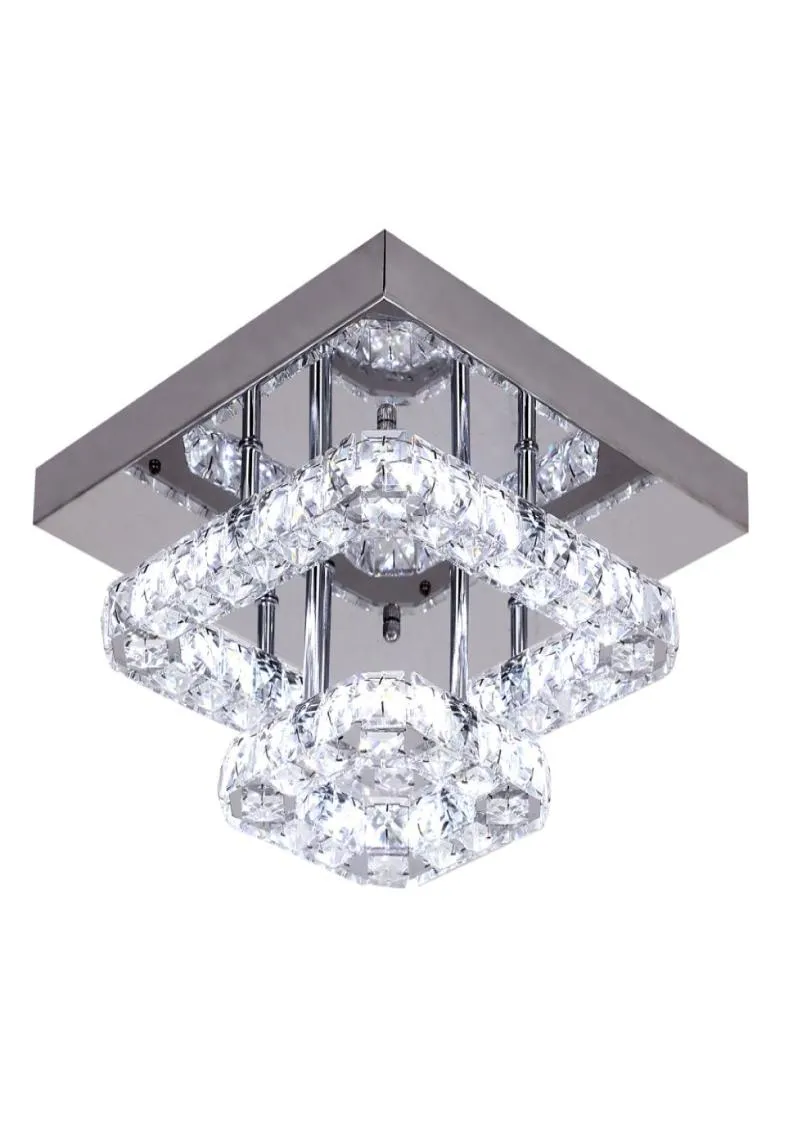 Carrés k9 lustres de plafond en cristal Corridor Pendre Pendre Light Valette décorative LAMPE INDOOR ÉCLAIRAGE DU PLUBLARE9588827