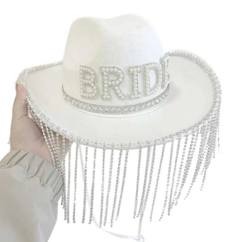 Шляпа шляпы с широкими кражами ковша шляпы яркая шляпа для детской пастушки для свадебного душа белая шляпа для пастушки девственная вечеринка Y240425