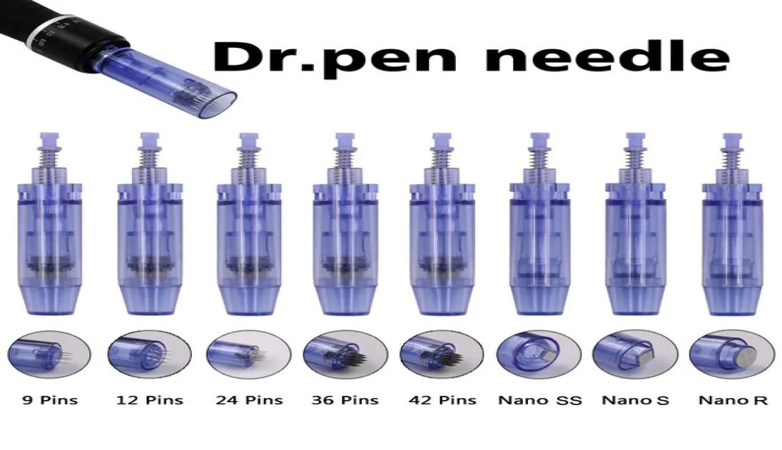 Micro-aiguilles cartouche pour DR Pen A1 TIPS Electric Auto Micro Stamp Derma Dr Pen Anti Acne Skin Care Nano Needle2353749