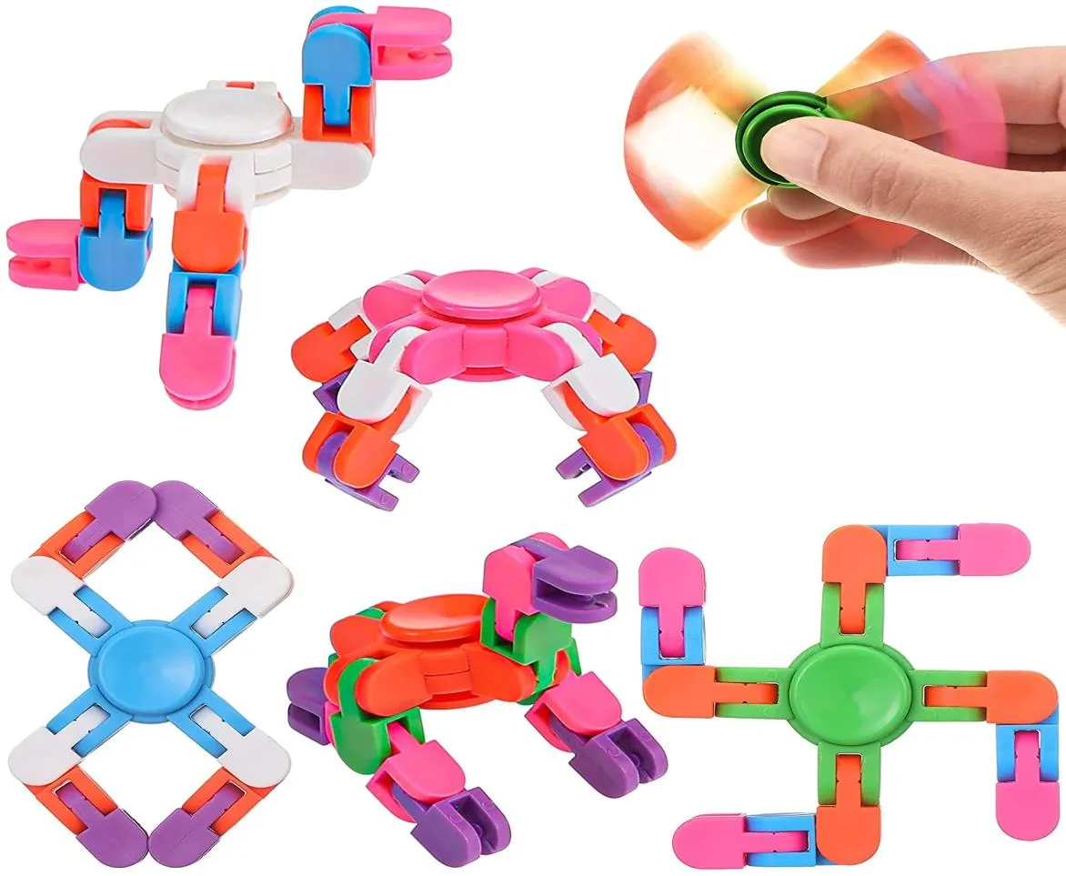 Spinner Toys Hand Spiral Twister Toy Stress Relief Plastik Verrückte Tracks Spinner Toyes einfache Hände Spinner für Kinder und Adult6845254