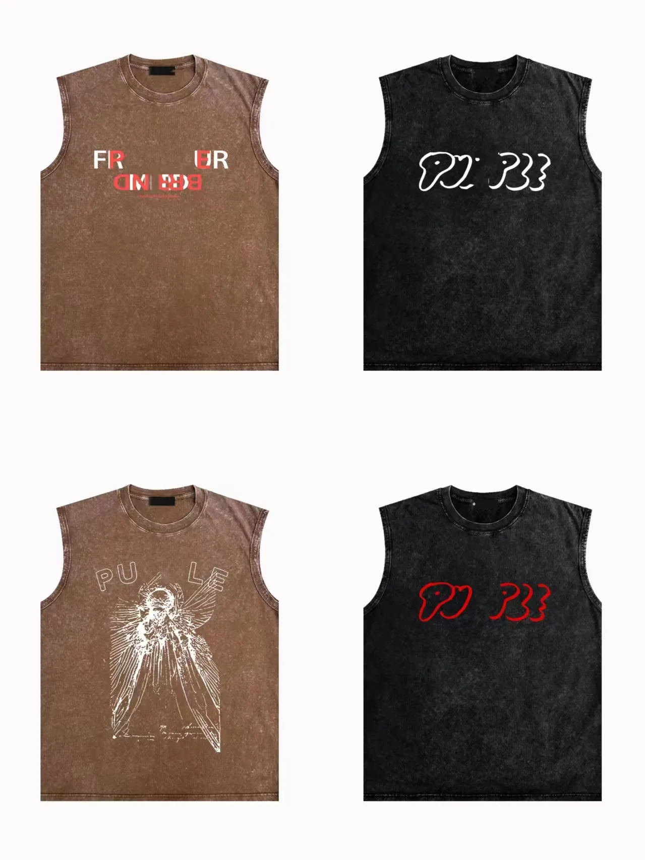 2024 Designer Fashion T-shirt sans manches pour hommes