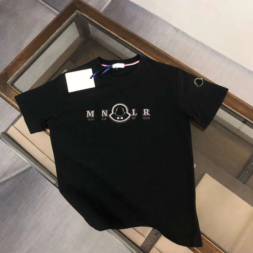 Designer Luxe Chaopai Classic 2024 Trend Nieuw zomercomfort All-Cotton Casual Comfort Gedrukt Borduurd Logo Crew-Neck Short Half-Sleeve T-shirt