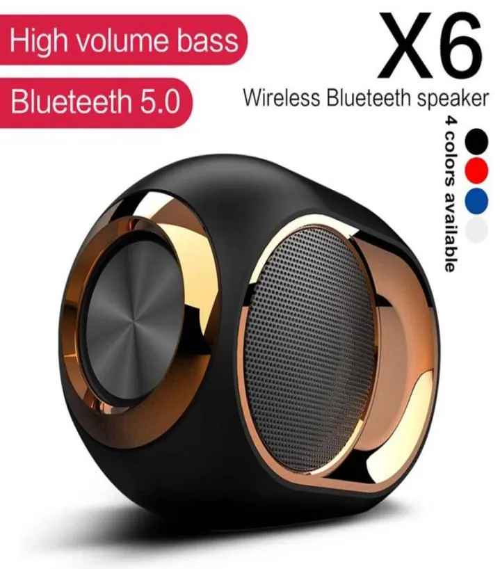 PORTÁVEL Wireless Speaker Hifi Bass Bluetooth Box de som à prova d'água Subwoofer Subwoofer FM Radio TWS SD AUX2723366