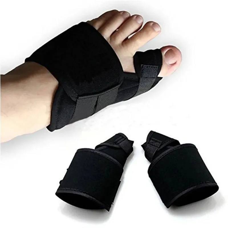 Black Bunion Corrector Medical Dectoy Hallux Valgus Foot Care Toe Sepaumbalgusプロテクタースプリント補正フィートツール