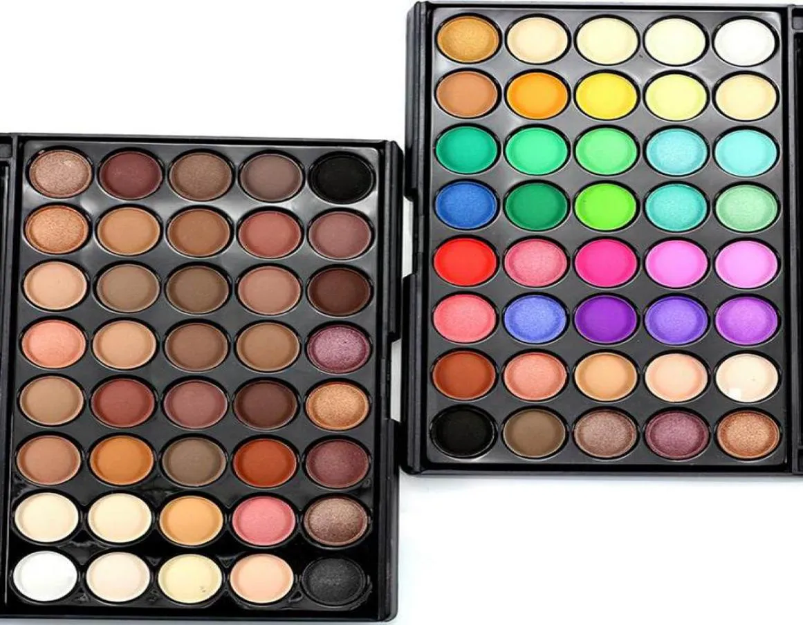 40 Colors Studio Paleta de sombra de ojos especial maquillaje de larga duración duradera de perlas sombra de ojos de ojos cómodos maquillaje de ojos de sombra de ojos 6501194