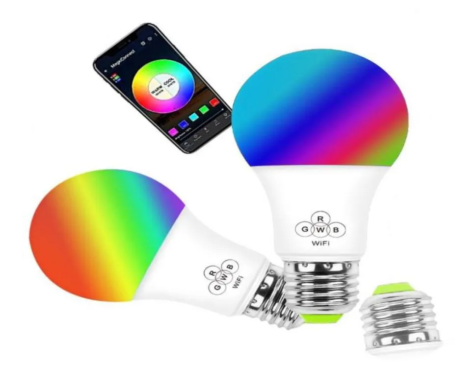 Party Dance Smart WiFi glödlampa Dimble Tplink Smart LED -glödlampa fungerar med Alexa Google Home Assistant RGB Color Changing 6477526