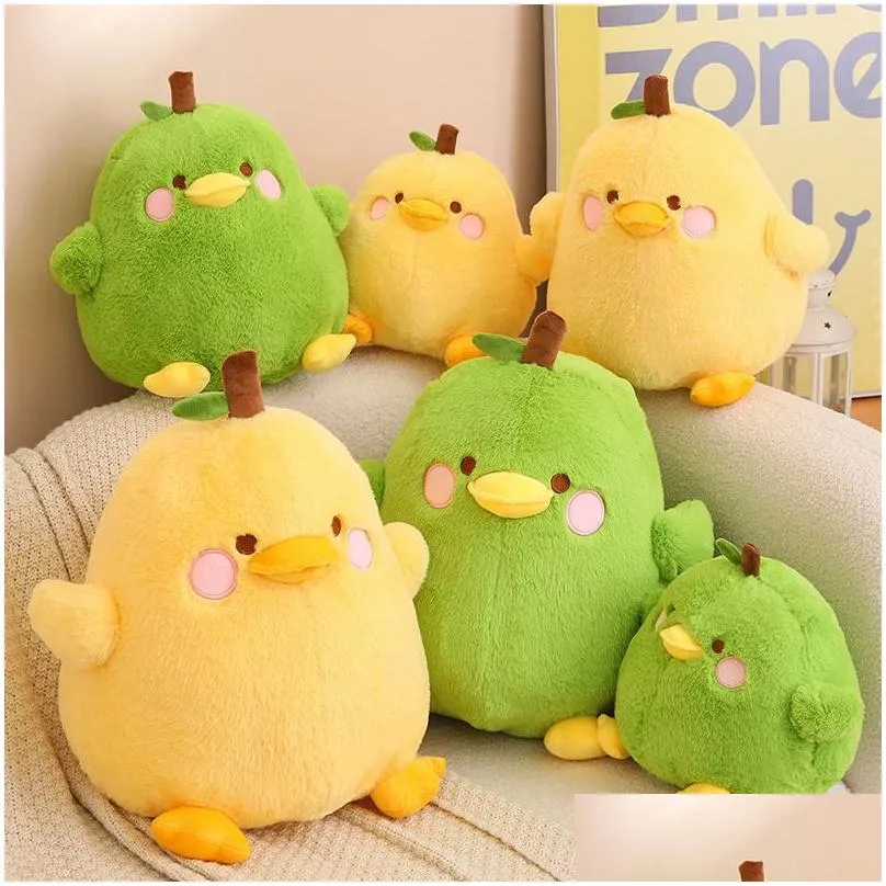 Stuffed Plush Animals Baby Girl Toy Hy Wy Stitch P Doll 20/30/40Cm Mticolor Mix Stuff Cartoon Duck Pear Funny Fruit Sleep Gift Angry D Dhopf