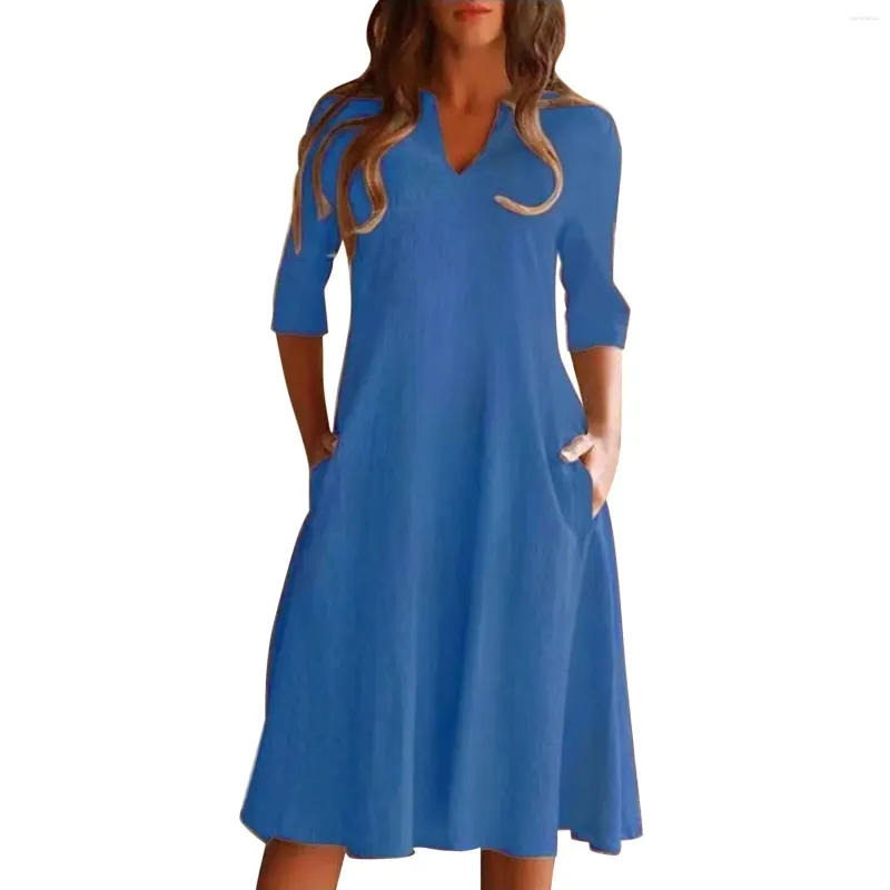 Linen midi dress woman pleated dress party dress (1312) Linen midi dress woman pleated dress party dress (1312)