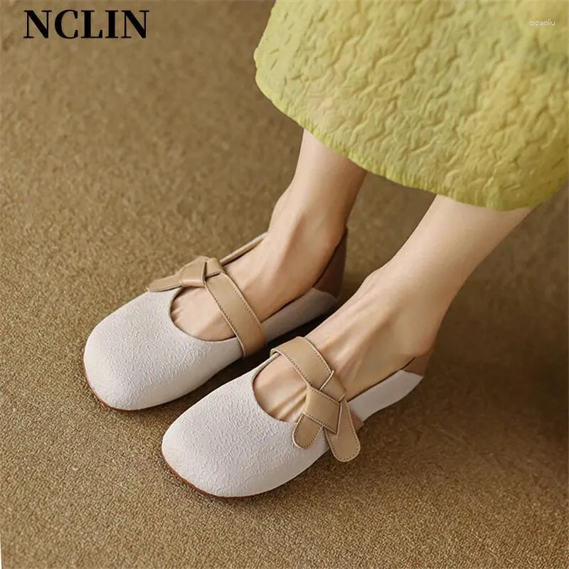 Casual Shoes 2024 Spring Women Mary Jane Low Heels For Round Toe Flat Shoe Soft And Comfortable Pumps